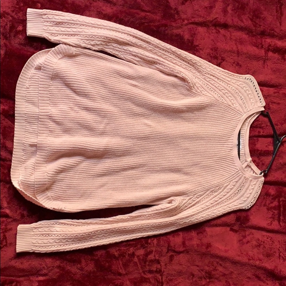 Pink sweater